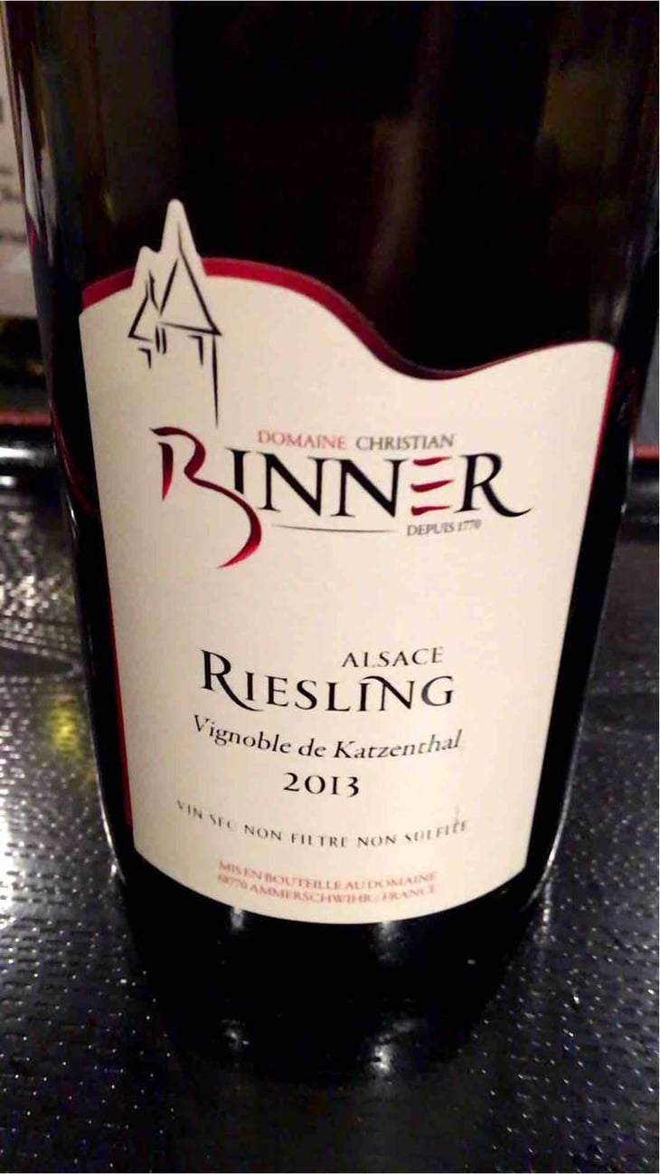 "Katzenthal" - Riesling - Domaine Christian Binner - Christian Binner et son équipe 