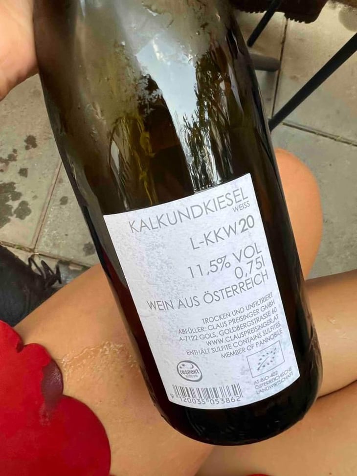 Kalkundkiesel Weiss - Weingut Claus Preisinger - Claus Preisinger 