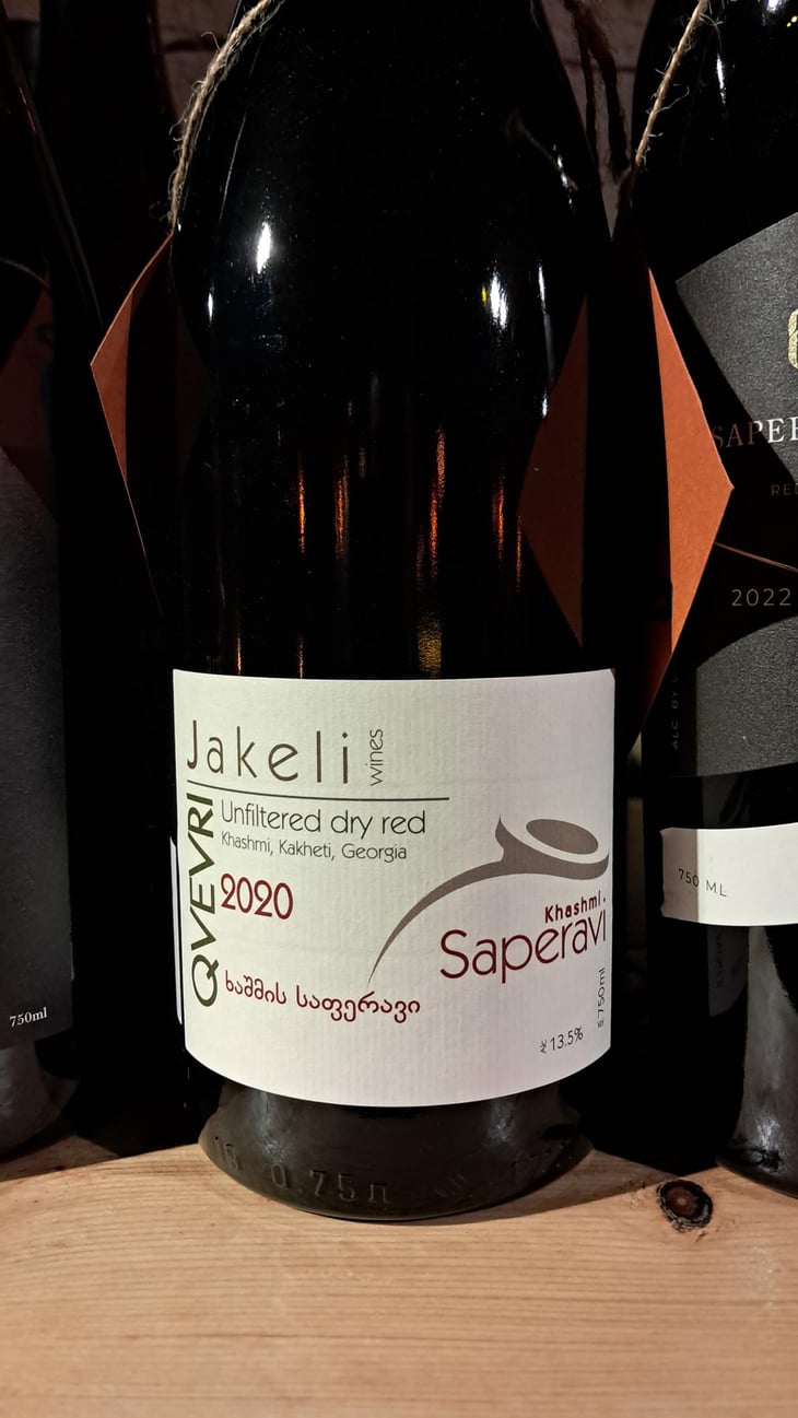 Kashimi Saperavi - Jakeli Wines - Zaza & Mariam Jakeli 