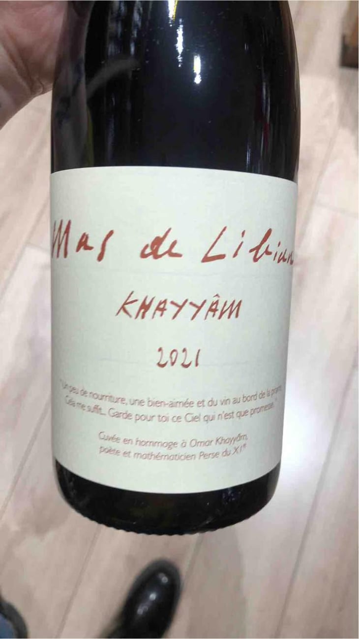 Khayyâm - Mas de Libian - Hélène Thibon 