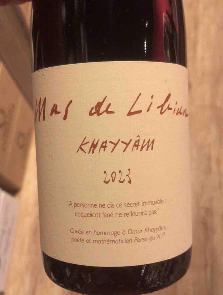 Khayyâm - Mas de Libian - Hélène Thibon 