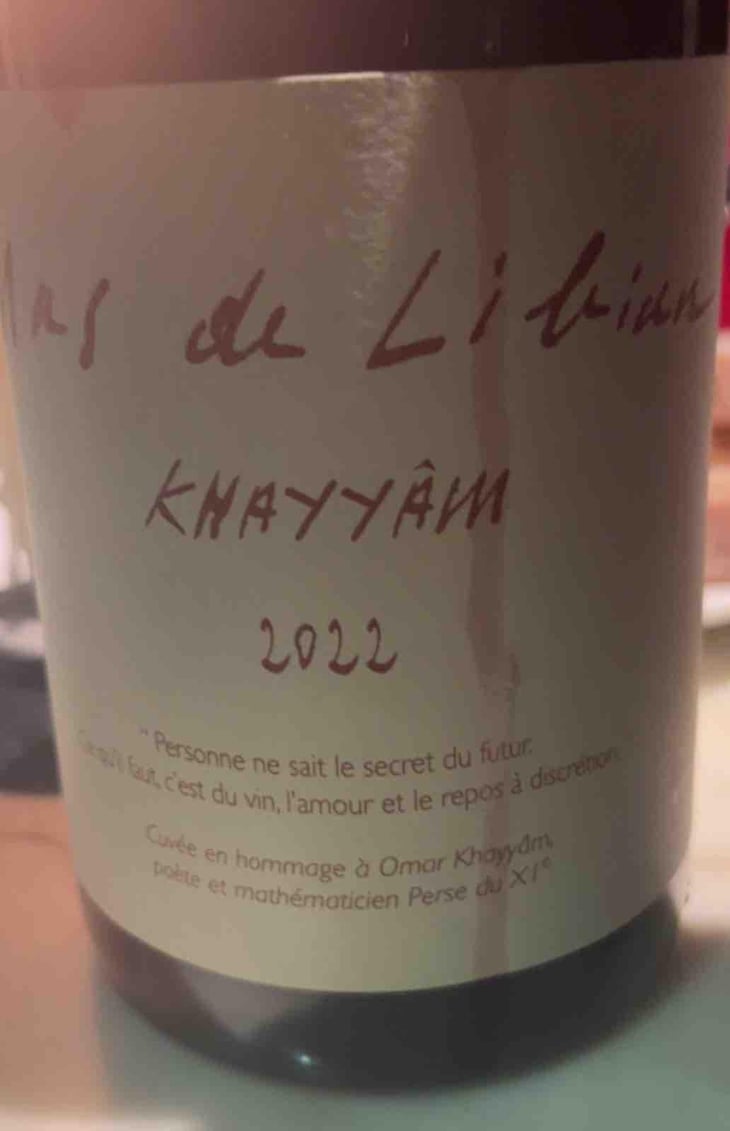 Khayyâm - Mas de Libian - Hélène Thibon 