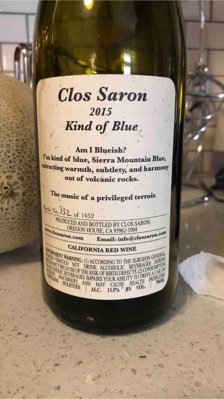 Kind of Blue - Clos Saron - Gideon Bienstock 