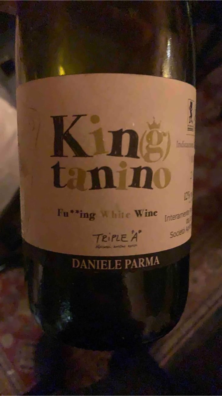 Kin(g)Tanino Fu**ing white wine - Azienda Agricola La Ricolla - Daniele Parma -2020