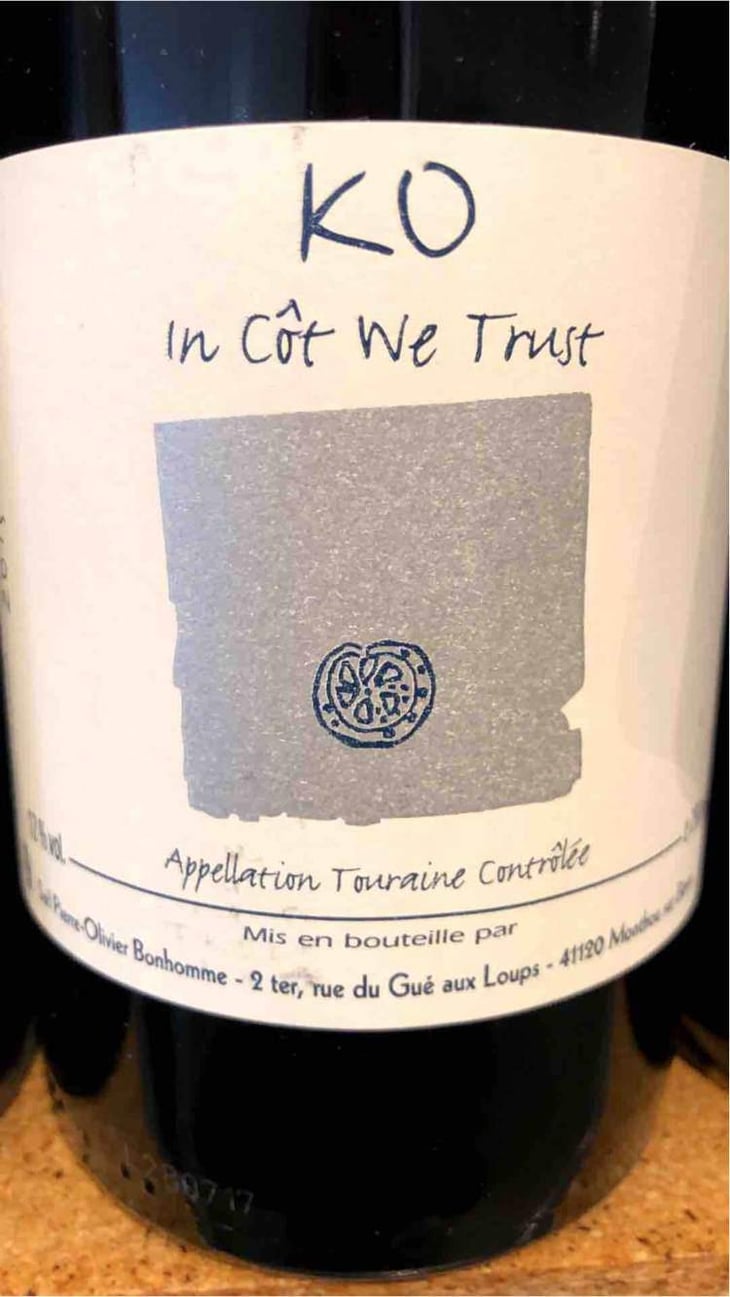 KO - In Côt We Trust - Domaine POB - Pierre-Olivier Bonhomme 