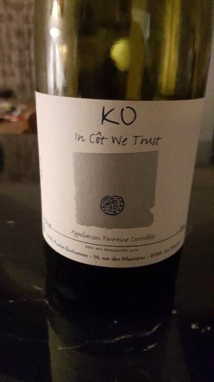 KO - In Côt We Trust - Domaine POB - Pierre-Olivier Bonhomme 