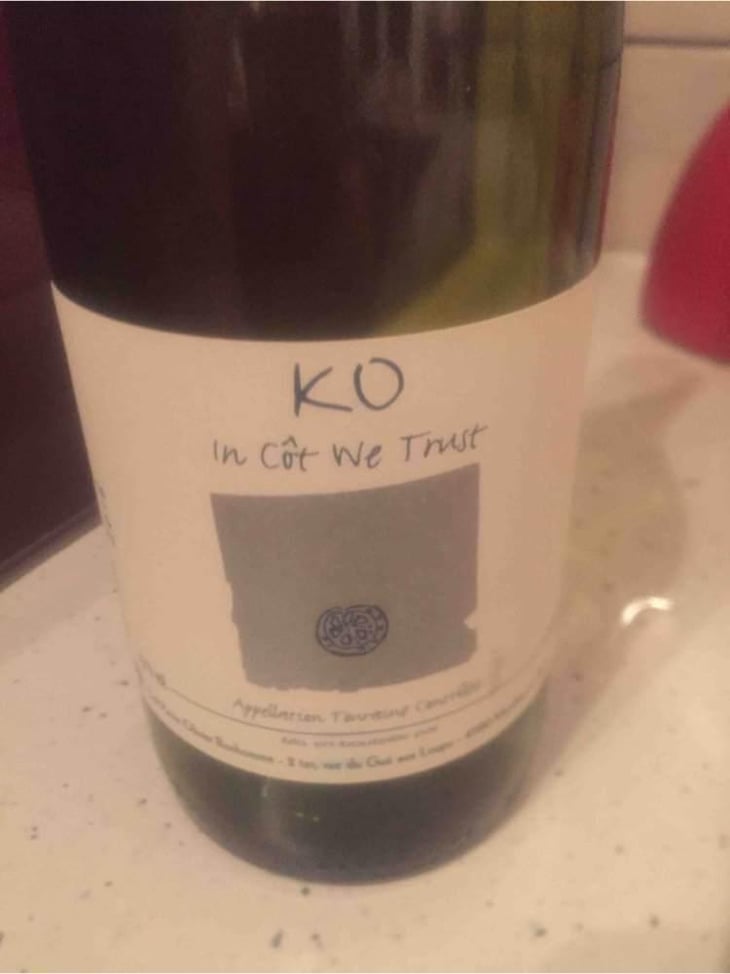 KO - In Côt We Trust - Domaine POB - Pierre-Olivier Bonhomme 