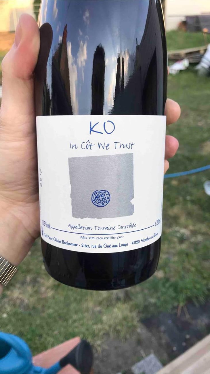 KO - In Côt We Trust - Domaine POB - Pierre-Olivier Bonhomme 