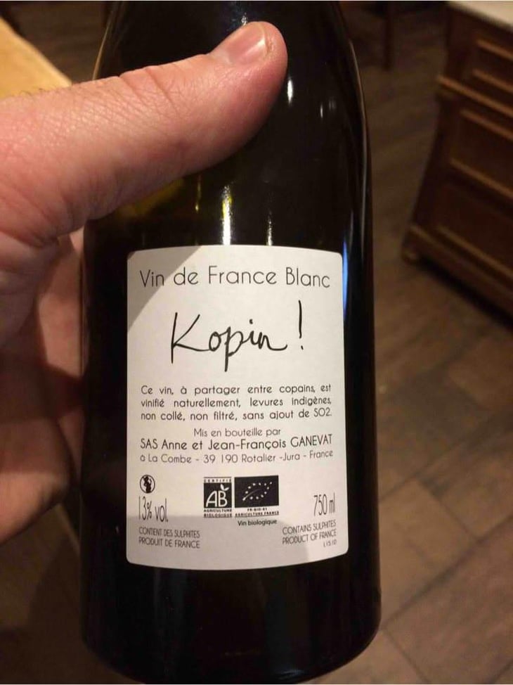 Kopin! (blanc) - Domaine Ganevat - Anne & Jean-François Ganevat 