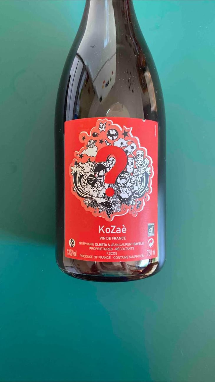 Kozaé - Domaine Stéphanie OLMETA - Stéphanie Olmetta -2020