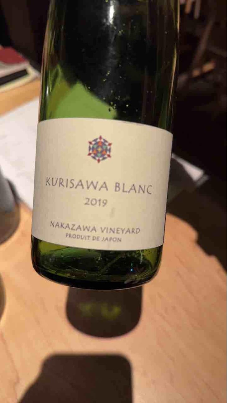 Kurisawa Blanc (Nakasawa Vineyard) - Kurisawa Wines - Kondo Vineyard & Nakazawa Vineyard - Kazuyuki & Yukiko Nakazawa, Ryosuke & Takumi Kondo 