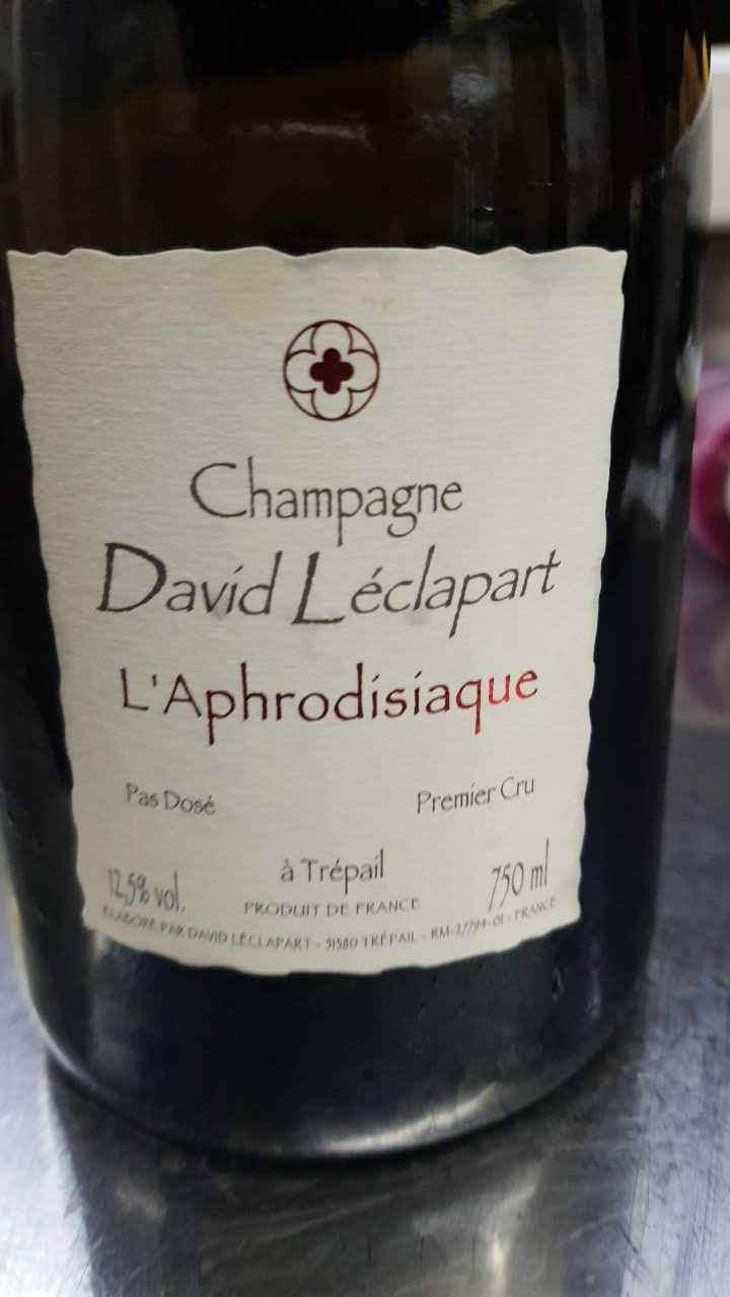 L' Aphrodisiaque - Champagne David Léclapart - David Léclapart 