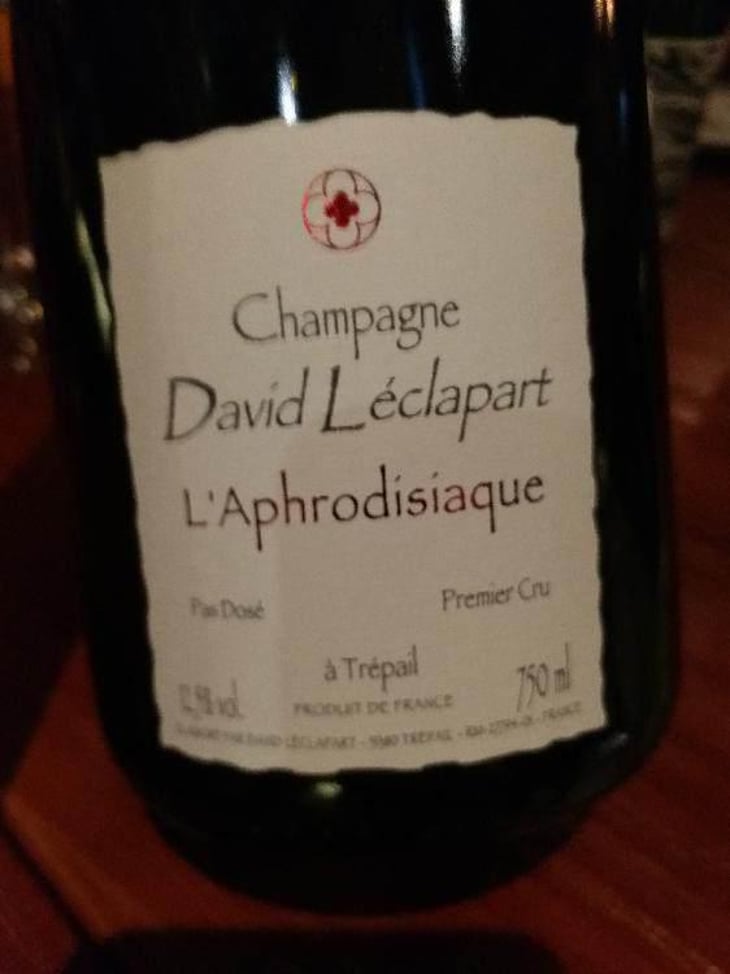 L' Aphrodisiaque - Champagne David Léclapart - David Léclapart 