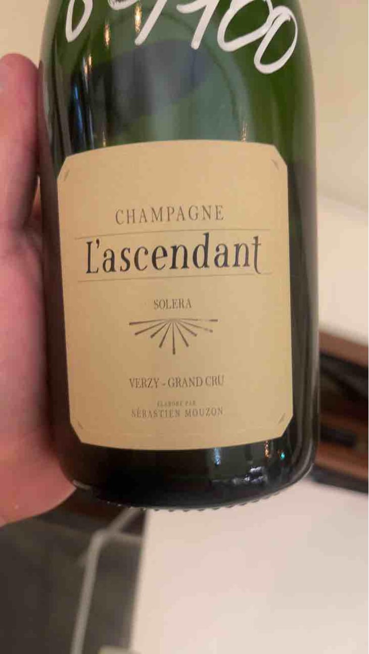 L'Ascendant (Extra-Brut) - Champagne Mouzon Leroux - Sébastien Mouzon 