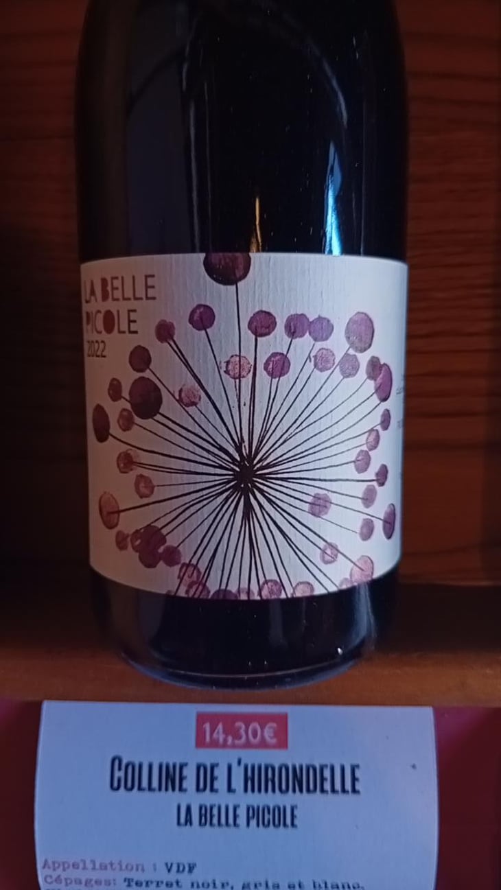 La belle picole - Colline de l’hirondelle - Didier Ferrier & Jennifer Buck -2022
