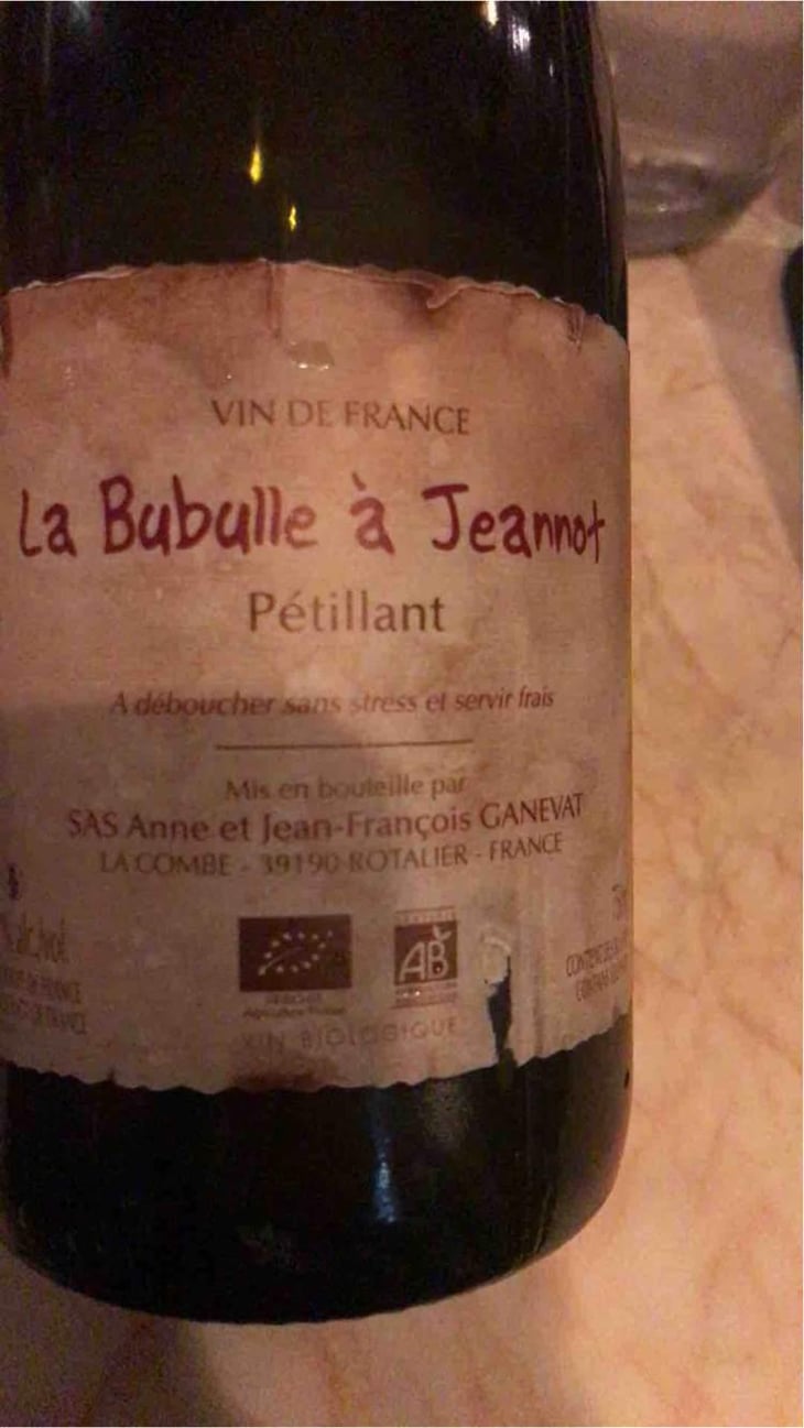 La Bubulle A Jeannot - Domaine Ganevat - Anne & Jean-François Ganevat 