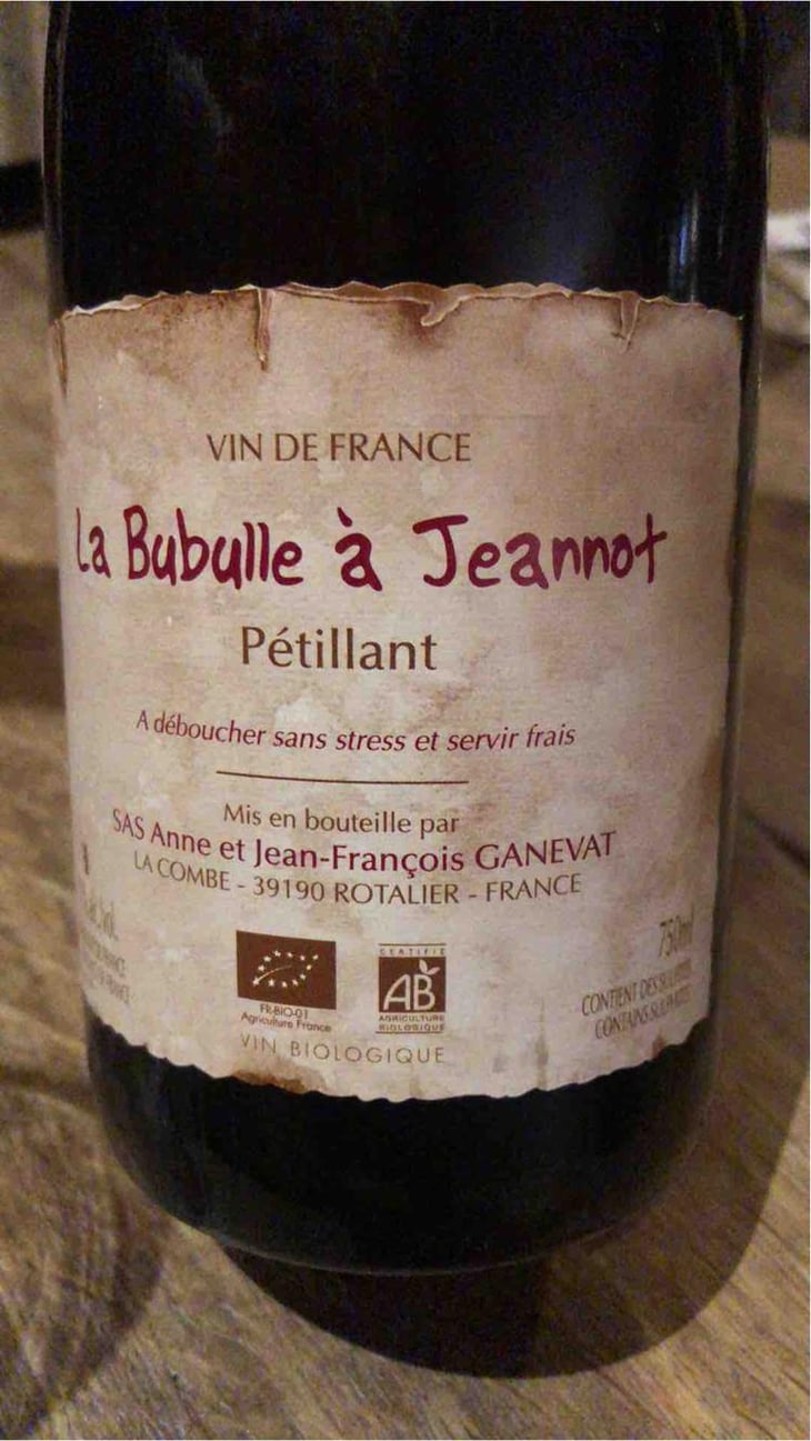 La Bubulle A Jeannot - Domaine Ganevat - Anne & Jean-François Ganevat 