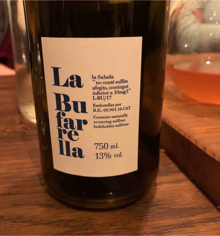 La Bufarrella - Celler La Salada - Toni Carbó 