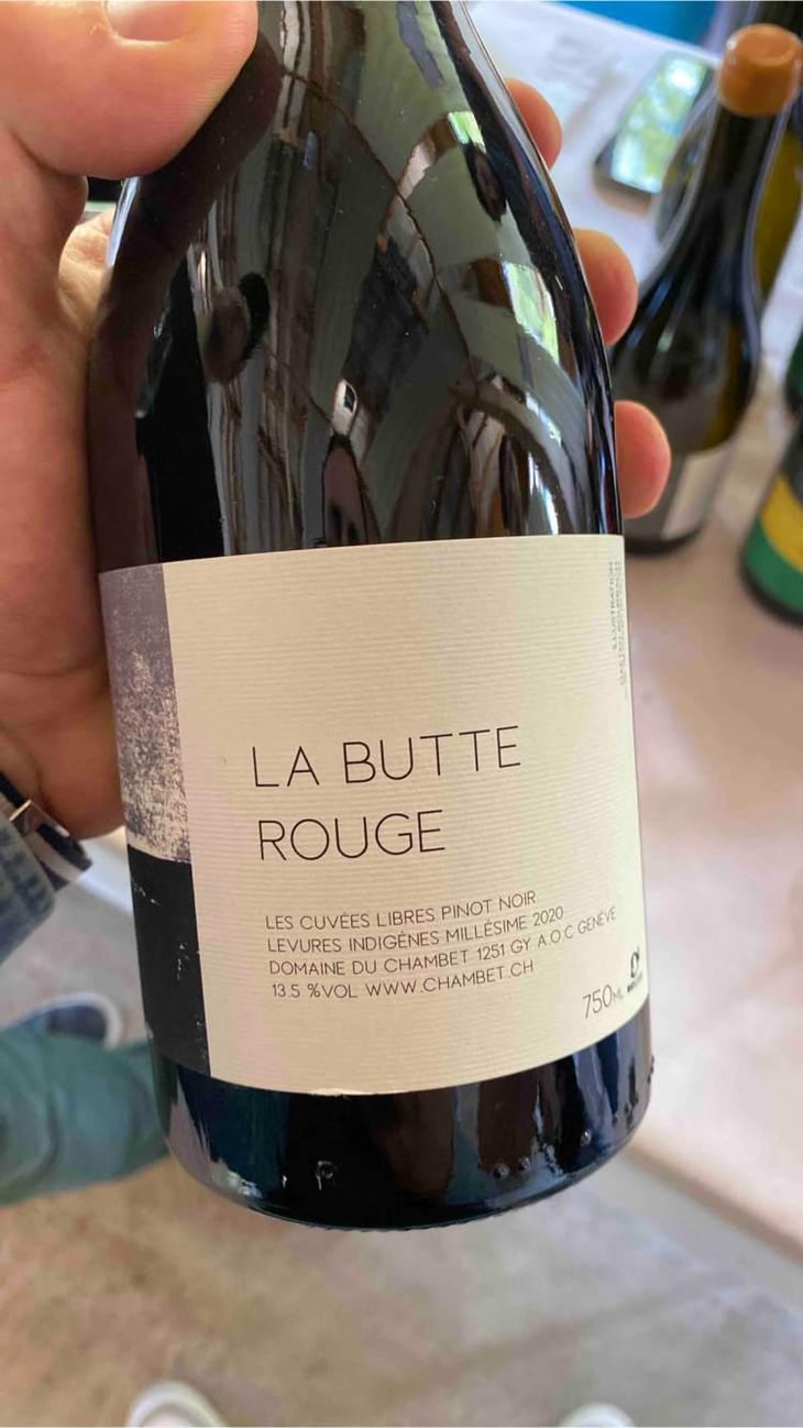 La Butte Rouge - Domaine du Chambet - Anthony Fonjallaz 