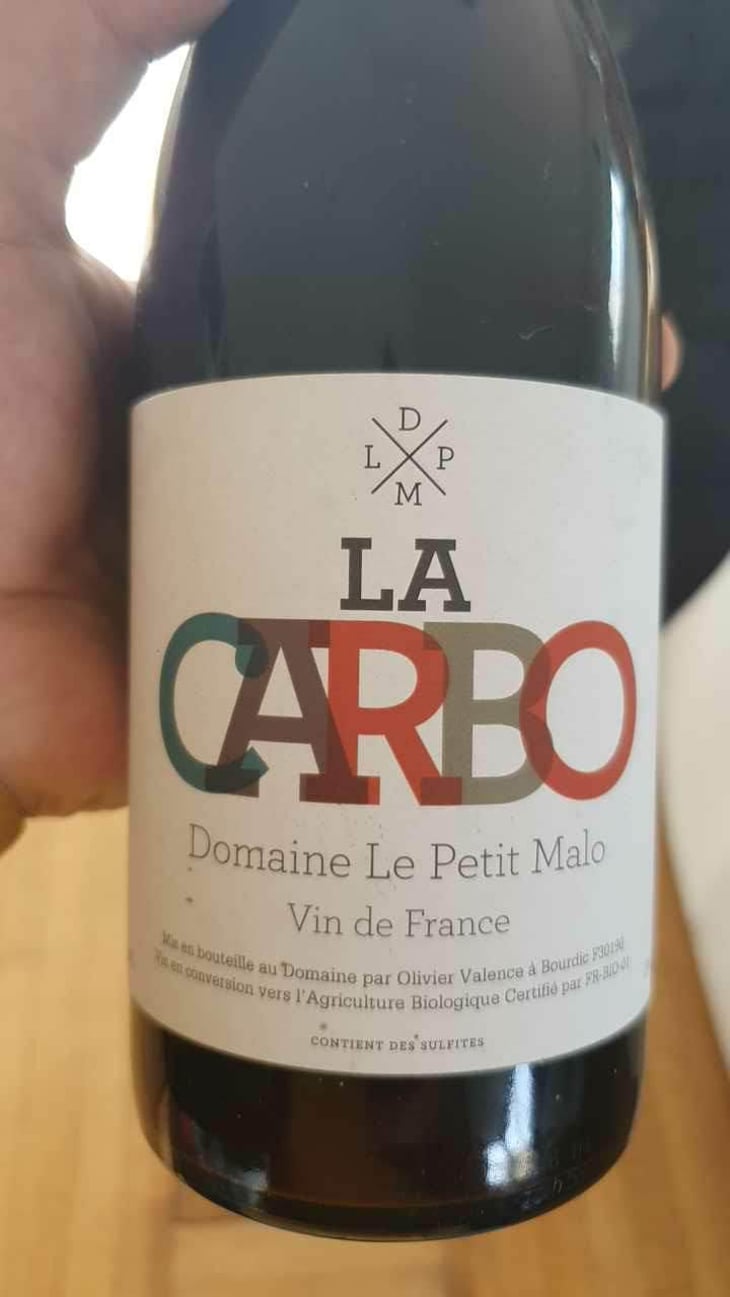 La Carbo - Domaine Le Petit Malo - Olivier Valence 
