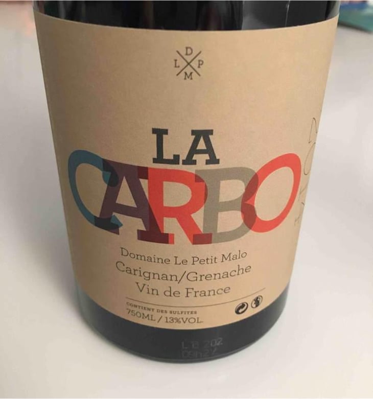 La Carbo - Domaine Le Petit Malo - Olivier Valence 