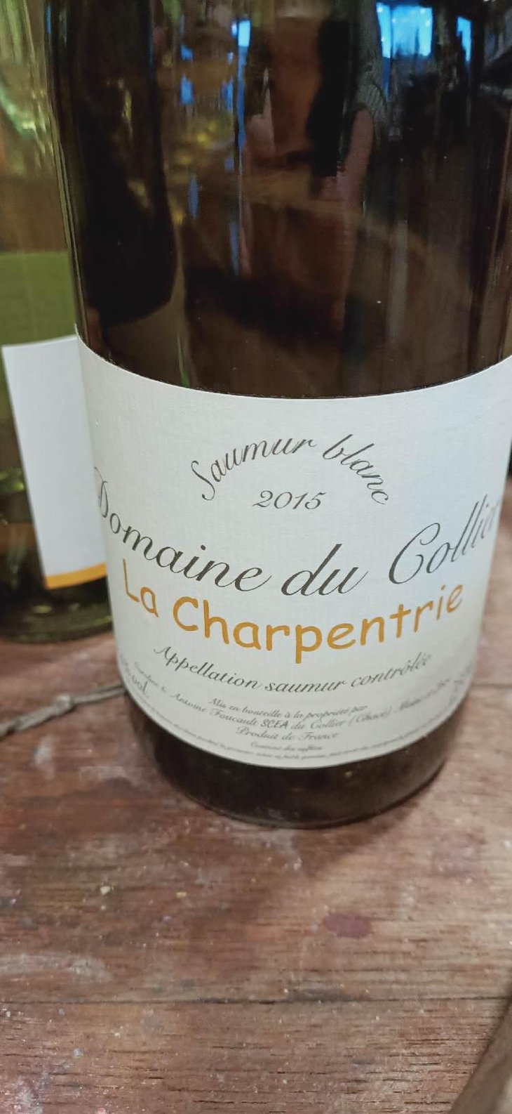 La Charpentrie - Blanc - Domaine du Collier - Antoine & Caroline Foucault 