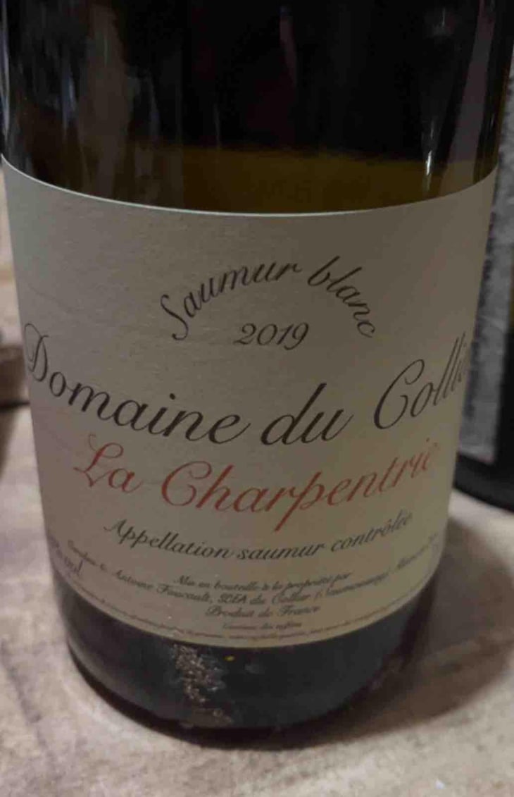 La Charpentrie - Blanc - Domaine du Collier - Antoine & Caroline Foucault 