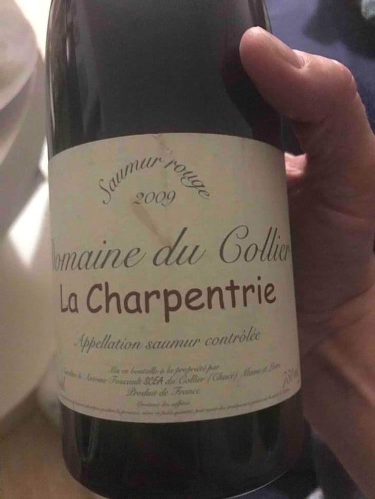 La Charpentrie -Rouge - Domaine du Collier - Antoine & Caroline Foucault 
