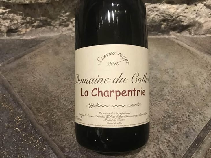 La Charpentrie -Rouge - Domaine du Collier - Antoine & Caroline Foucault 