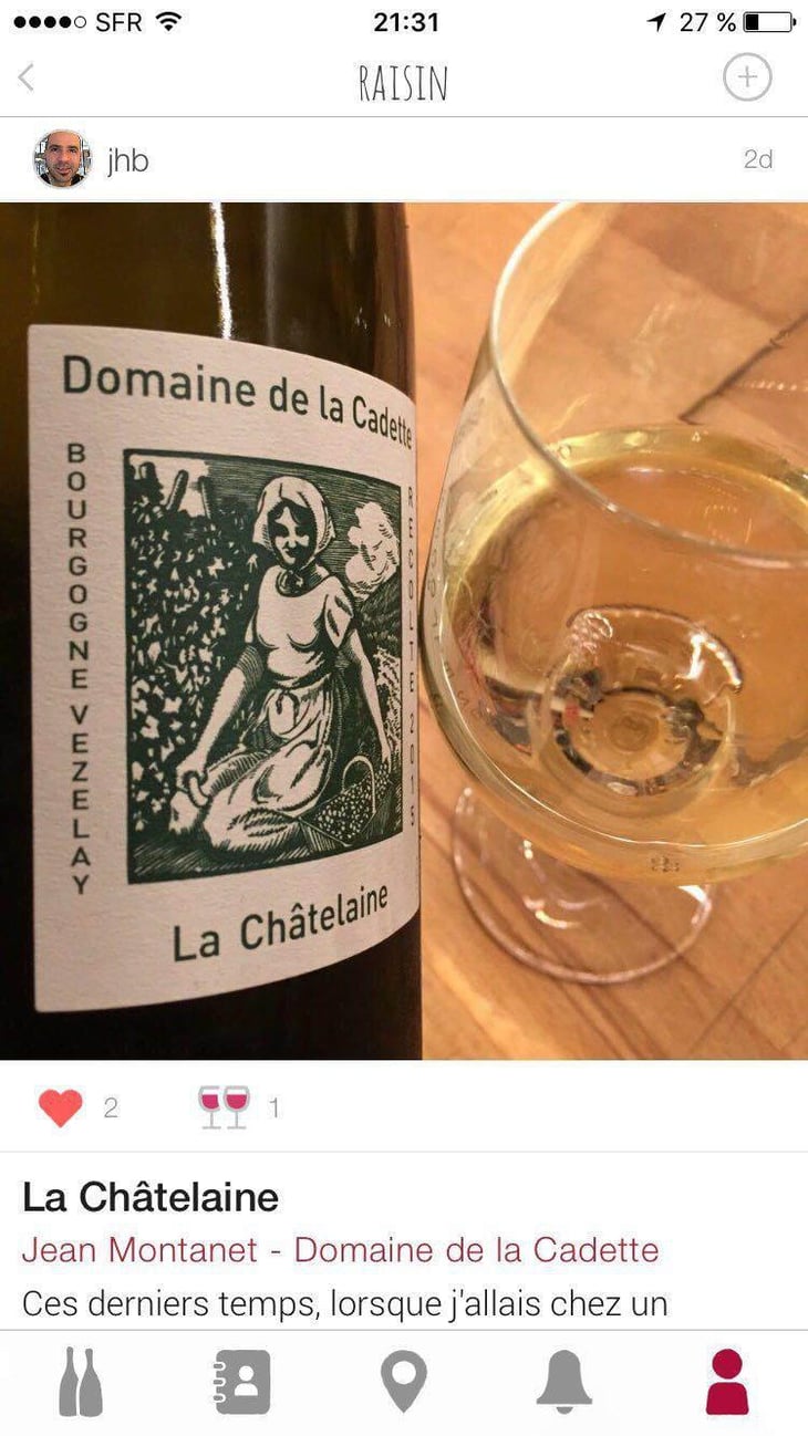 La Châtelaine - Domaine de La Soeur Cadette - Jean & Valentin Montanet 