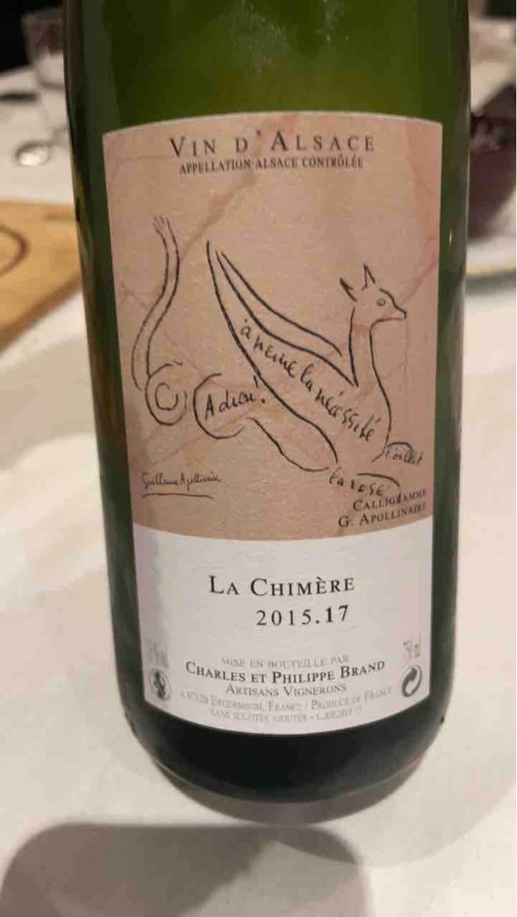 La Chimère - Domaine Brand & Fils - Philippe Brand 