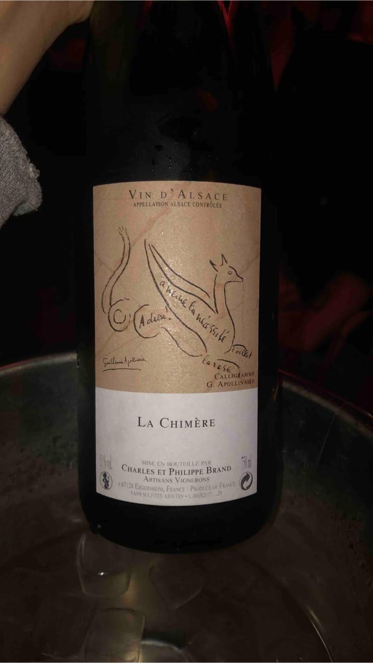 La Chimère - Domaine Brand & Fils - Philippe Brand 