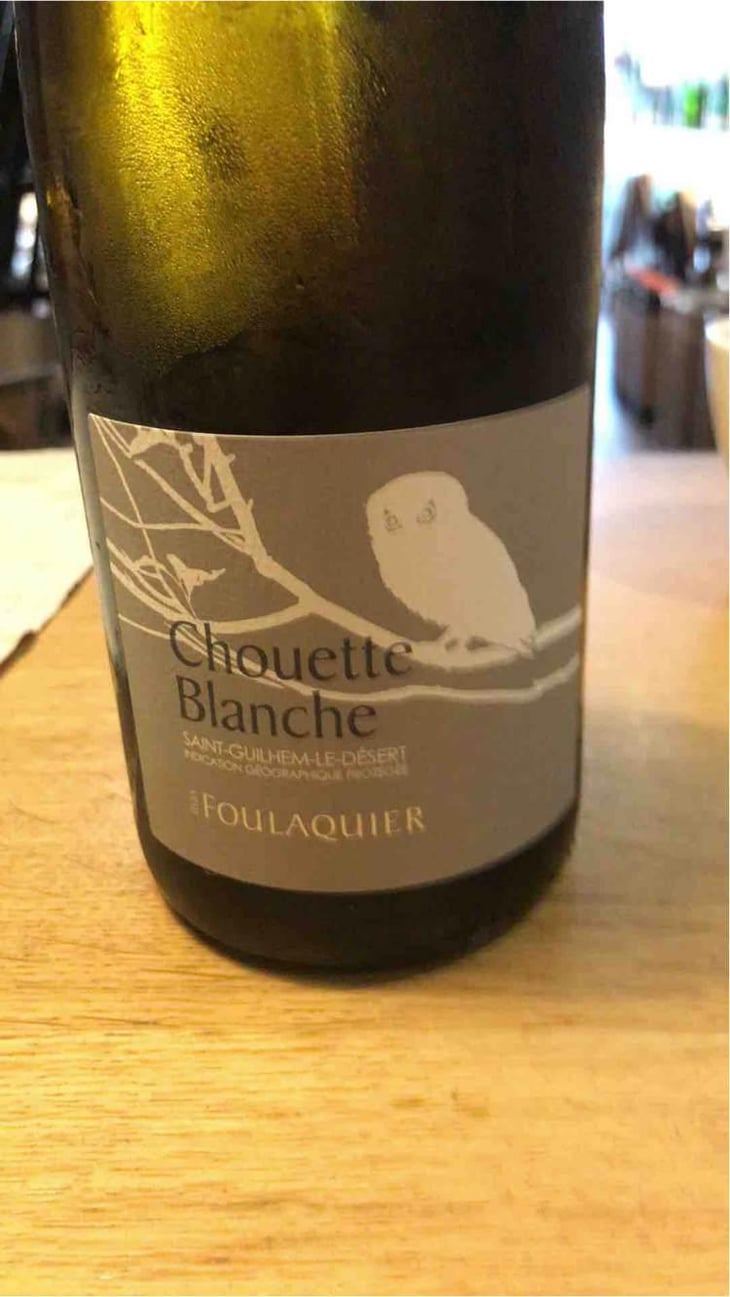 La Chouette Blanche (old label) - Mas Foulaquier - Pierre Jequier & Blandine Chauchat 