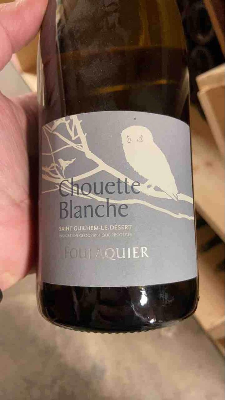 La Chouette Blanche (old label) - Mas Foulaquier - Pierre Jequier & Blandine Chauchat 