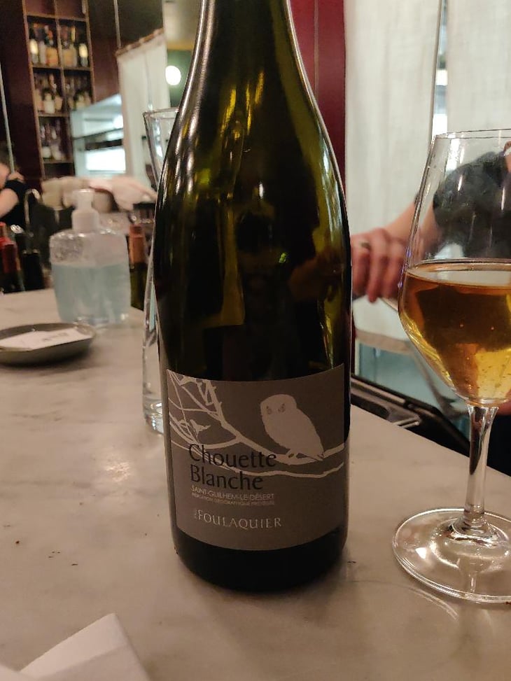 La Chouette Blanche (old label) - Mas Foulaquier - Pierre Jequier & Blandine Chauchat 