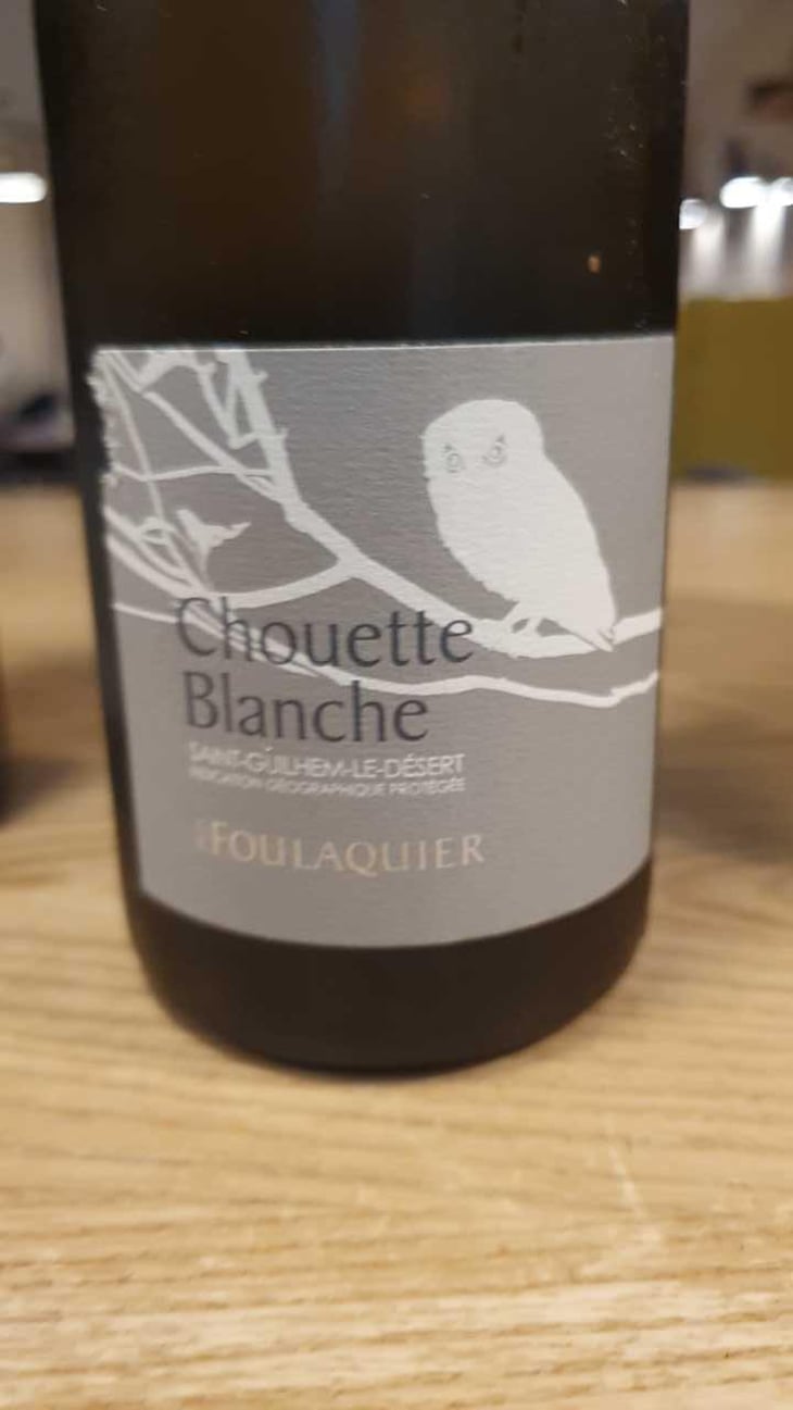 La Chouette Blanche (old label) - Mas Foulaquier - Pierre Jequier & Blandine Chauchat 