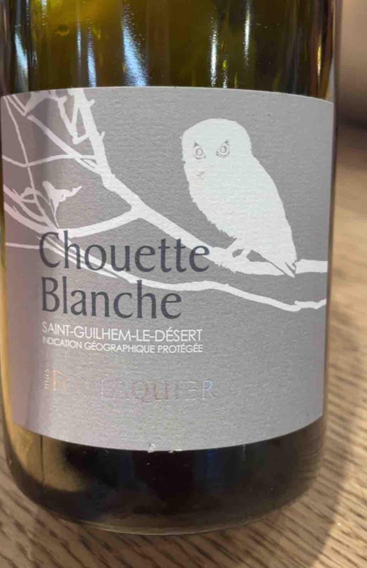 La Chouette Blanche (old label) - Mas Foulaquier - Pierre Jequier & Blandine Chauchat 