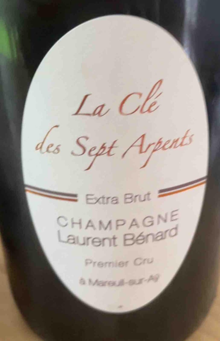 La Clé des Sept Arpents Extra Brut - Champagne Laurent Bénard - Michelle, Laurent & Charles Bénard 