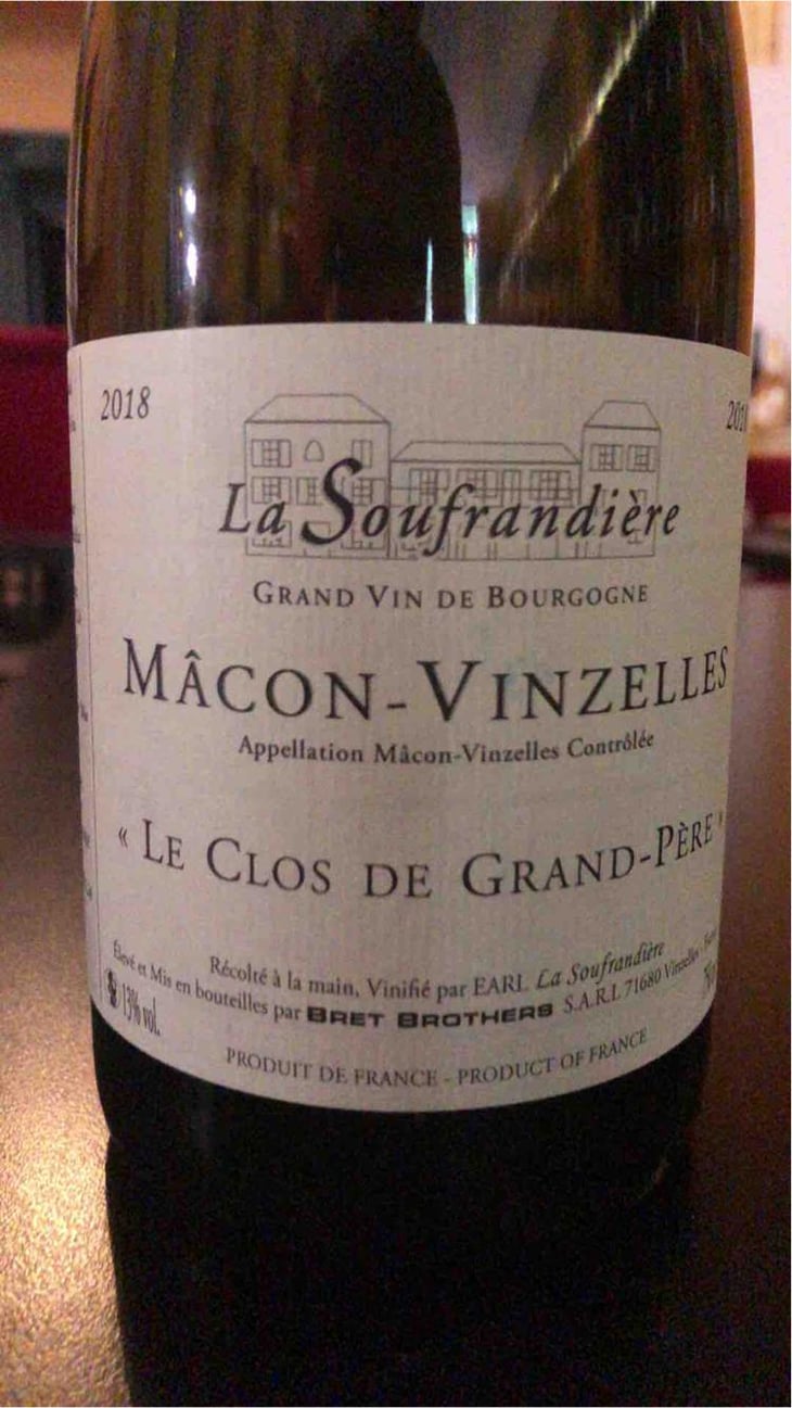 Le clos de Grand-Père - La Soufrandière - Bret Brothers - Jean-Guillaume & Jean-Philippe Bret 
