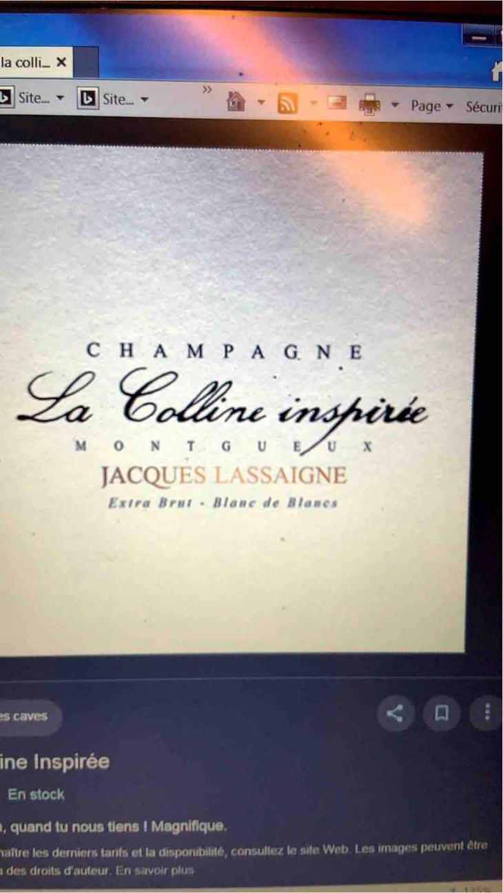 La Colline Inspirée - Champagne Jacques Lassaigne - Emmanuel Lassaigne 
