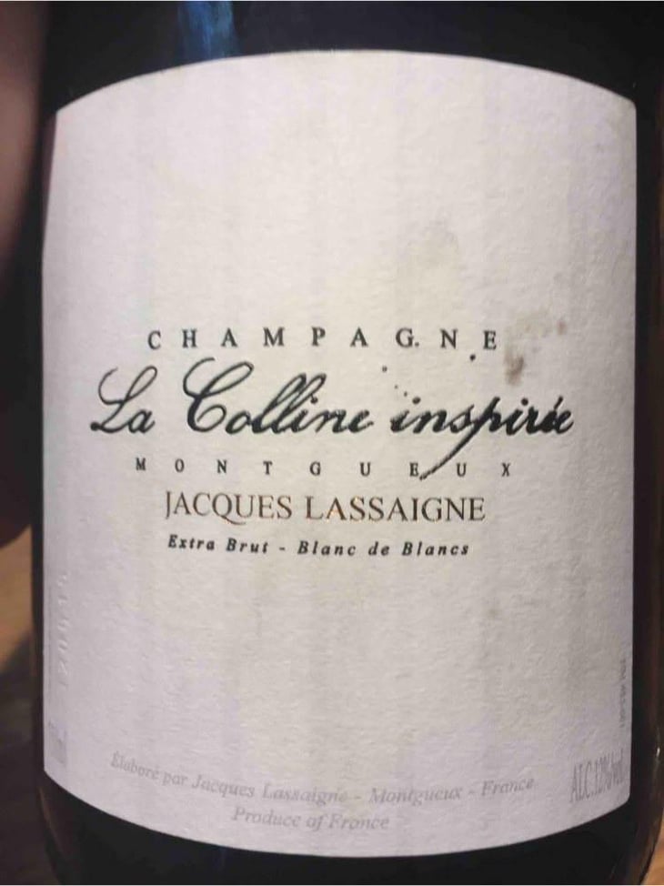 La Colline Inspirée - Champagne Jacques Lassaigne - Emmanuel Lassaigne 
