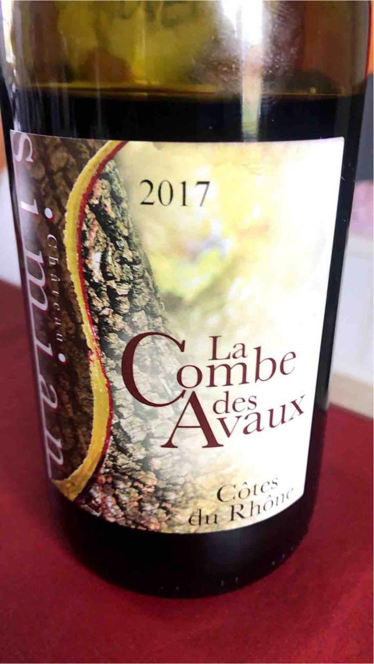 La Combe Des Avaux Rouge - Château Simian - Yves & Jean-Pierre Serguier 