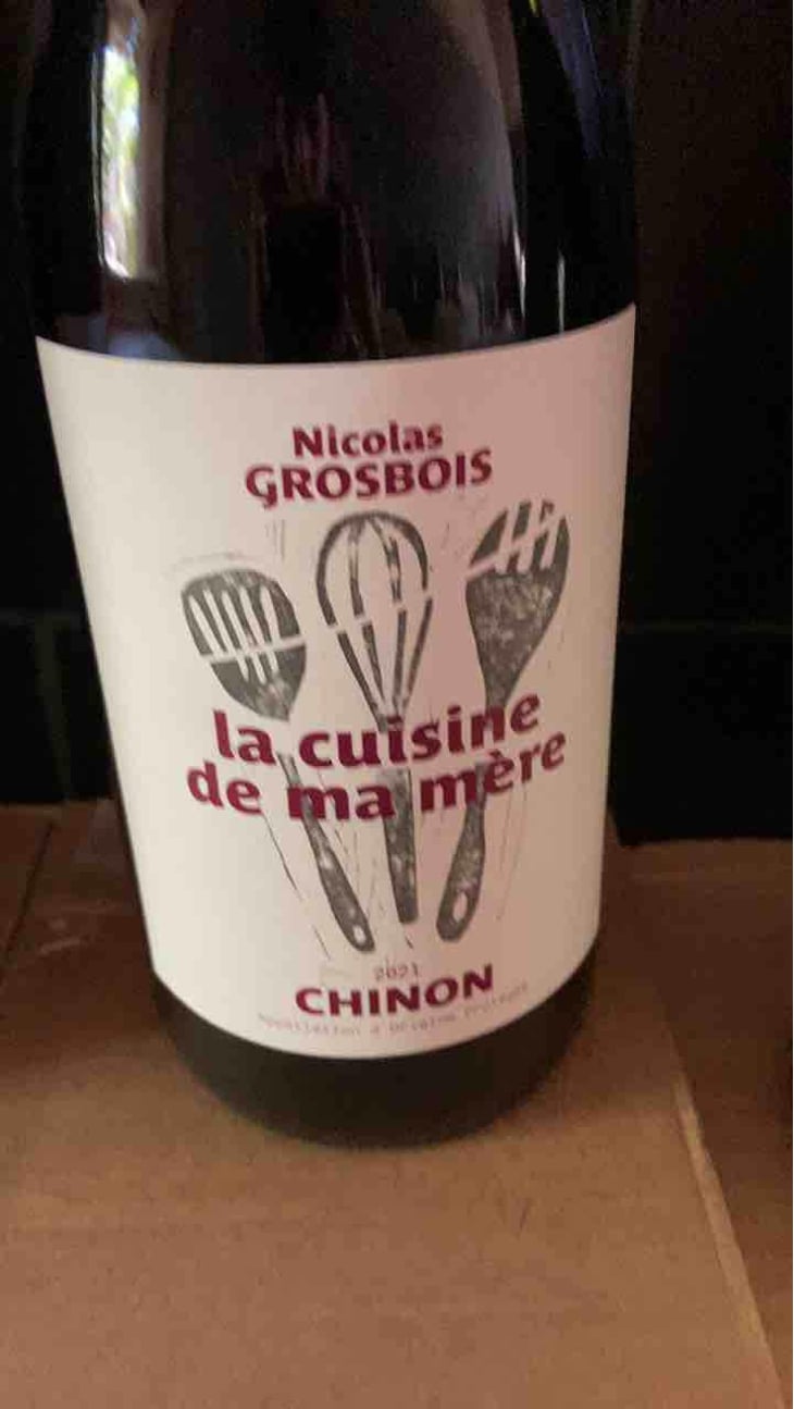 La Cuisine de ma mère (Label from 2020) - Domaine Grosbois - Sylvain & Nicolas Grosbois 