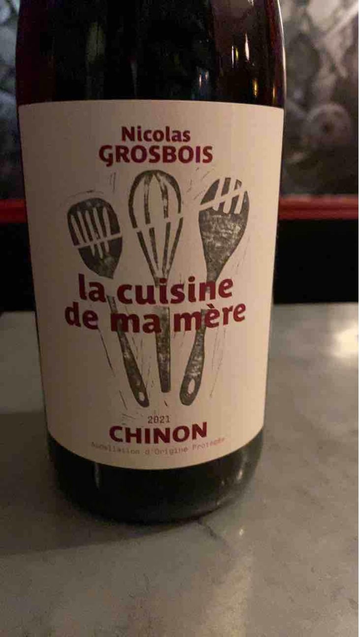 La Cuisine de ma mère (Label from 2020) - Domaine Grosbois - Sylvain & Nicolas Grosbois 