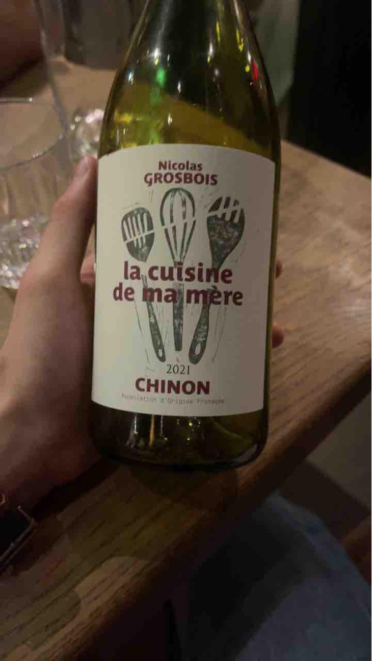 La Cuisine de ma mère (Label from 2020) - Domaine Grosbois - Sylvain & Nicolas Grosbois 