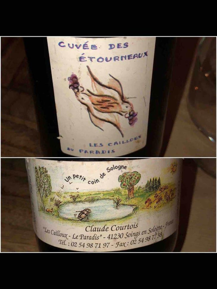 La Cuvée des Etourneaux - Les Cailloux du Paradis - Claude & Etienne Courtois 