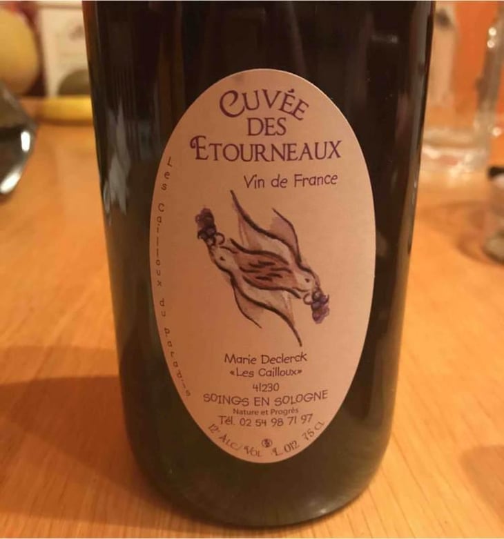 La Cuvée des Etourneaux - Les Cailloux du Paradis - Claude & Etienne Courtois 