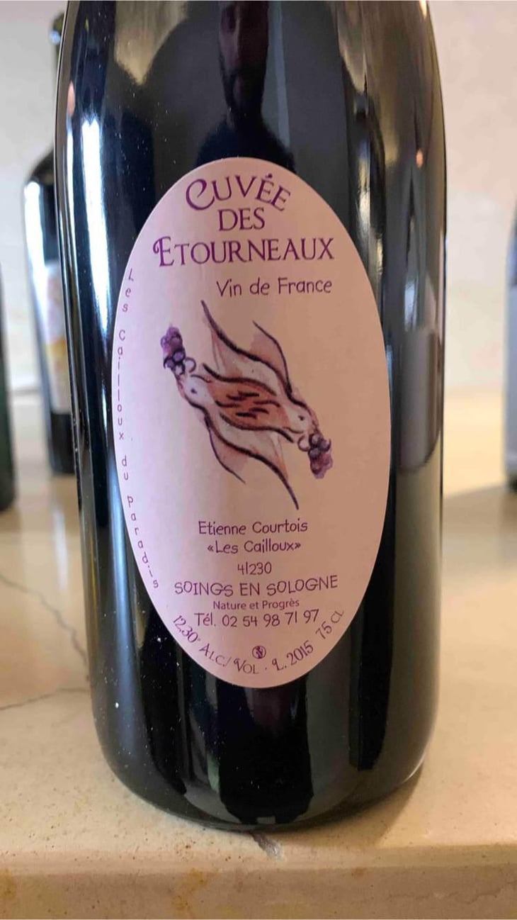 La Cuvée des Etourneaux - Les Cailloux du Paradis - Claude & Etienne Courtois 