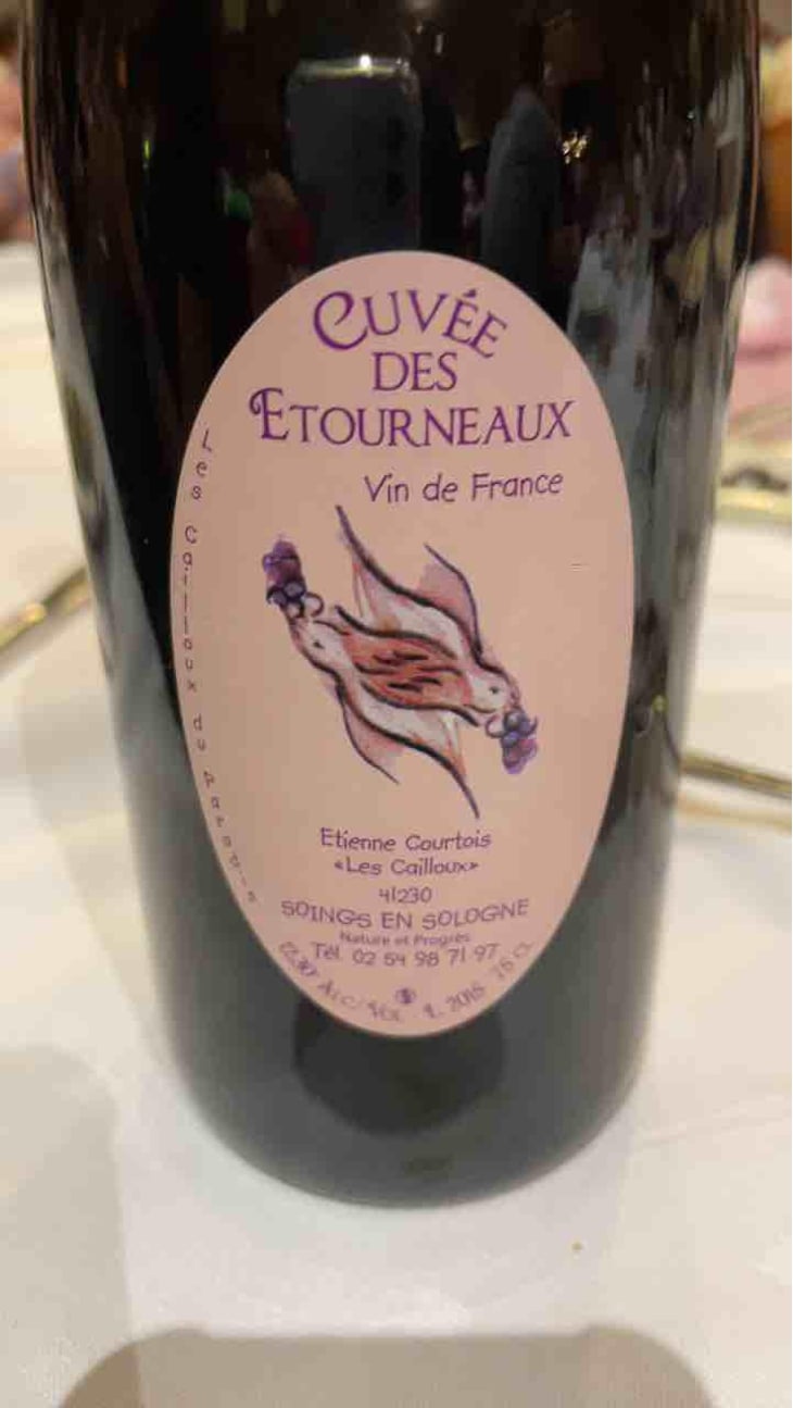 La Cuvée des Etourneaux - Les Cailloux du Paradis - Claude & Etienne Courtois 
