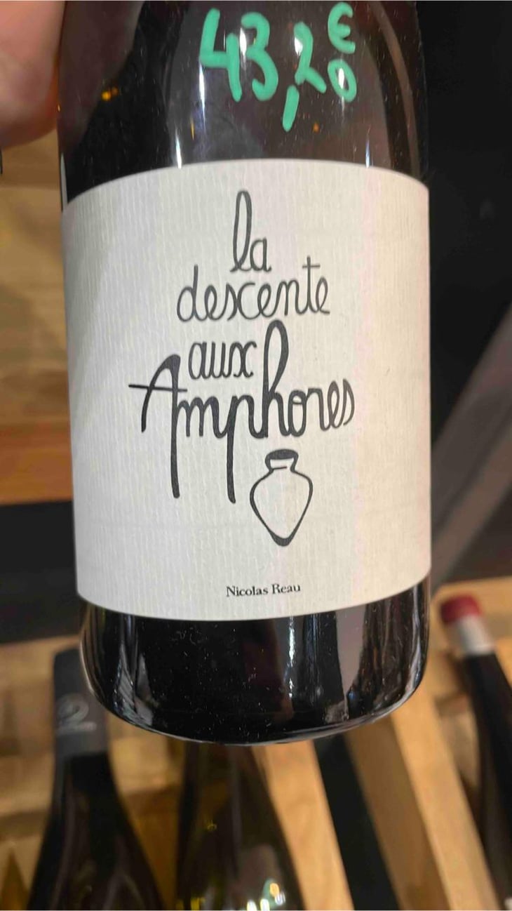 La Descente Aux Amphores (blanc) - Le Clos des Treilles - Nicolas Reau 